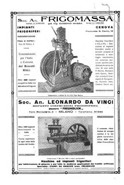 Rivista del freddo periodico mensile illustrato tecnico, scientifico, economico, commerciale