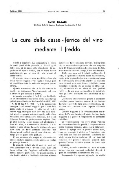 Rivista del freddo periodico mensile illustrato tecnico, scientifico, economico, commerciale