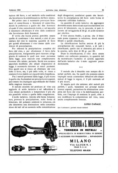 Rivista del freddo periodico mensile illustrato tecnico, scientifico, economico, commerciale