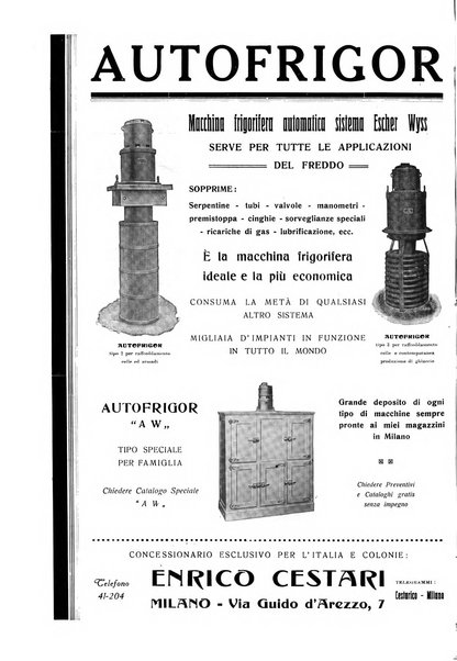 Rivista del freddo periodico mensile illustrato tecnico, scientifico, economico, commerciale