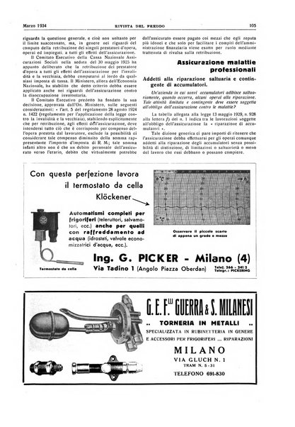 Rivista del freddo periodico mensile illustrato tecnico, scientifico, economico, commerciale