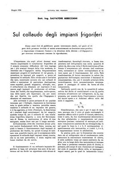 Rivista del freddo periodico mensile illustrato tecnico, scientifico, economico, commerciale