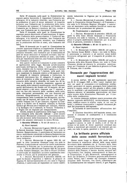 Rivista del freddo periodico mensile illustrato tecnico, scientifico, economico, commerciale