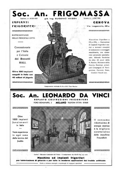 Rivista del freddo periodico mensile illustrato tecnico, scientifico, economico, commerciale