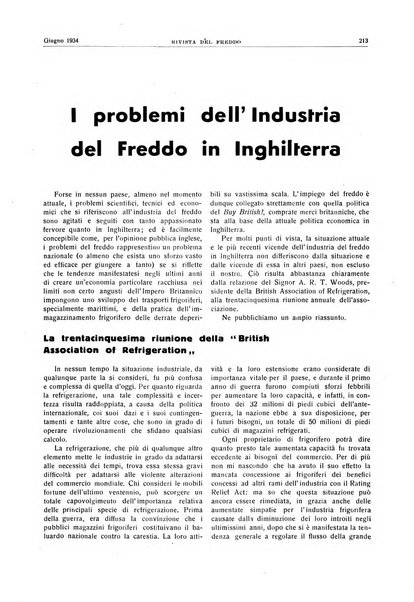 Rivista del freddo periodico mensile illustrato tecnico, scientifico, economico, commerciale