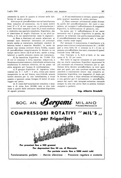 Rivista del freddo periodico mensile illustrato tecnico, scientifico, economico, commerciale