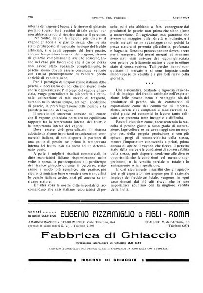 Rivista del freddo periodico mensile illustrato tecnico, scientifico, economico, commerciale