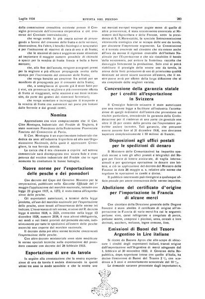 Rivista del freddo periodico mensile illustrato tecnico, scientifico, economico, commerciale