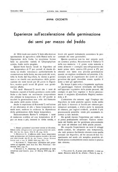 Rivista del freddo periodico mensile illustrato tecnico, scientifico, economico, commerciale