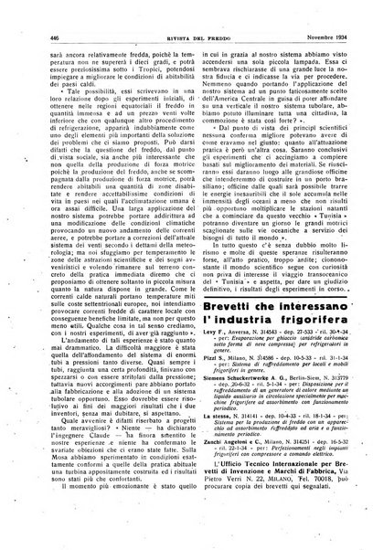 Rivista del freddo periodico mensile illustrato tecnico, scientifico, economico, commerciale