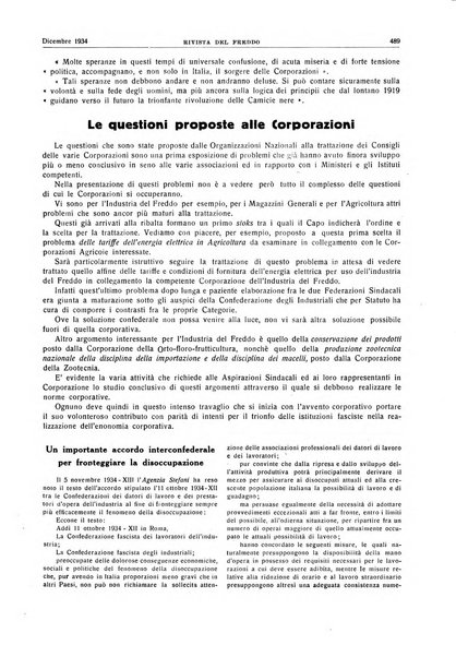 Rivista del freddo periodico mensile illustrato tecnico, scientifico, economico, commerciale