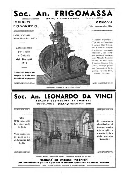 Rivista del freddo periodico mensile illustrato tecnico, scientifico, economico, commerciale