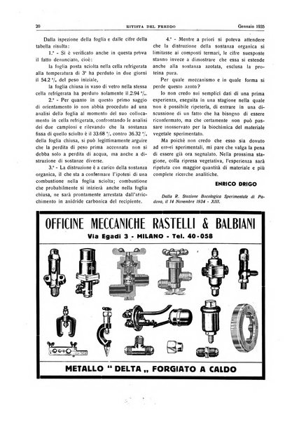 Rivista del freddo periodico mensile illustrato tecnico, scientifico, economico, commerciale