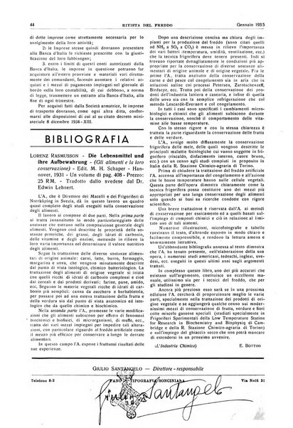 Rivista del freddo periodico mensile illustrato tecnico, scientifico, economico, commerciale