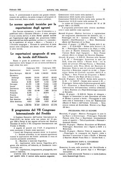 Rivista del freddo periodico mensile illustrato tecnico, scientifico, economico, commerciale