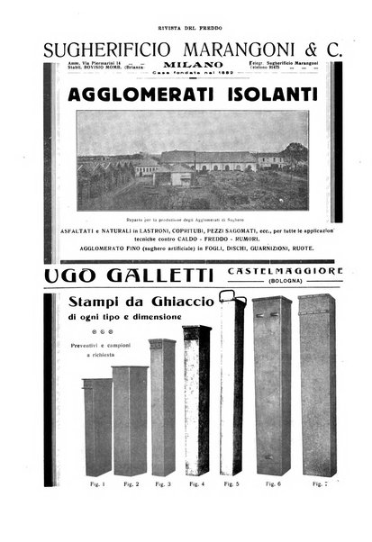 Rivista del freddo periodico mensile illustrato tecnico, scientifico, economico, commerciale