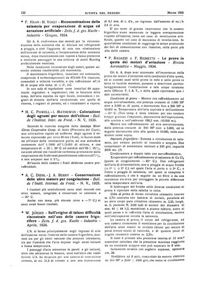 Rivista del freddo periodico mensile illustrato tecnico, scientifico, economico, commerciale