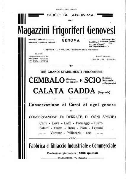 Rivista del freddo periodico mensile illustrato tecnico, scientifico, economico, commerciale