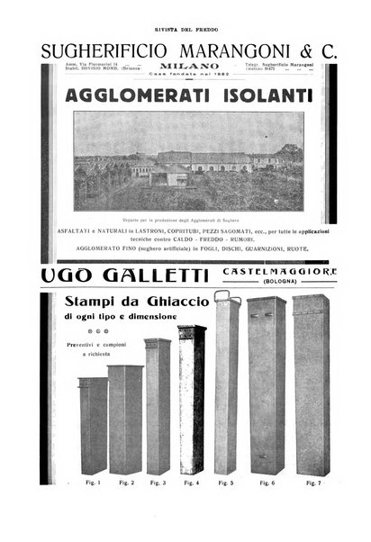 Rivista del freddo periodico mensile illustrato tecnico, scientifico, economico, commerciale