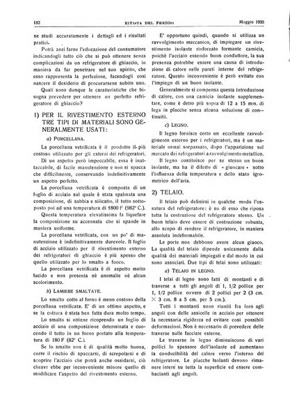 Rivista del freddo periodico mensile illustrato tecnico, scientifico, economico, commerciale