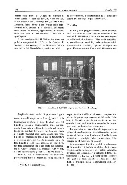 Rivista del freddo periodico mensile illustrato tecnico, scientifico, economico, commerciale