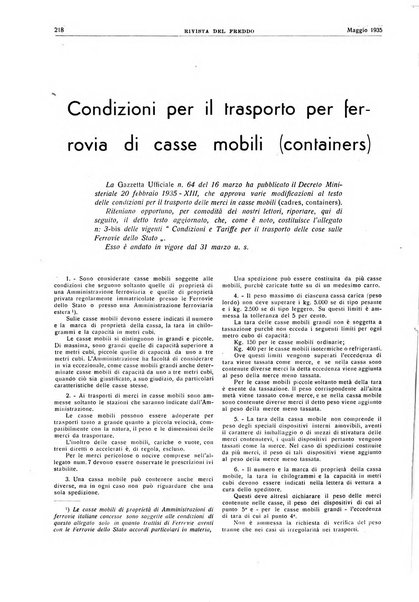 Rivista del freddo periodico mensile illustrato tecnico, scientifico, economico, commerciale