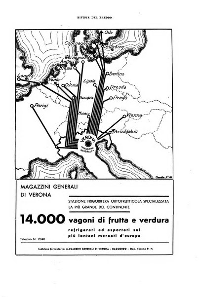 Rivista del freddo periodico mensile illustrato tecnico, scientifico, economico, commerciale