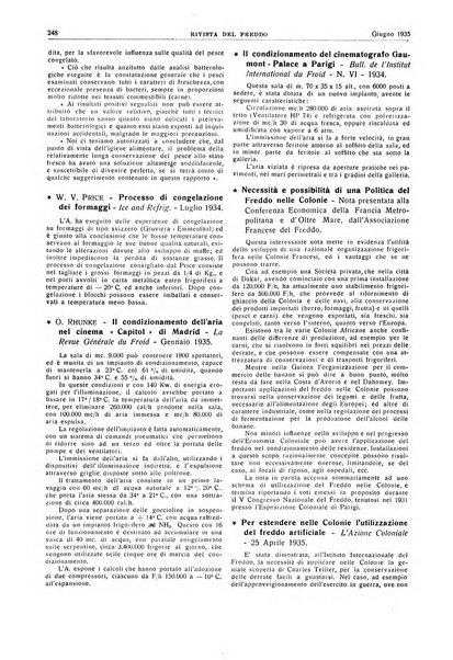 Rivista del freddo periodico mensile illustrato tecnico, scientifico, economico, commerciale