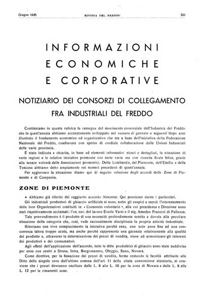 Rivista del freddo periodico mensile illustrato tecnico, scientifico, economico, commerciale