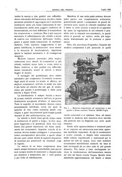 Rivista del freddo periodico mensile illustrato tecnico, scientifico, economico, commerciale