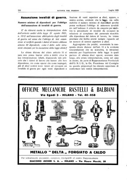 Rivista del freddo periodico mensile illustrato tecnico, scientifico, economico, commerciale