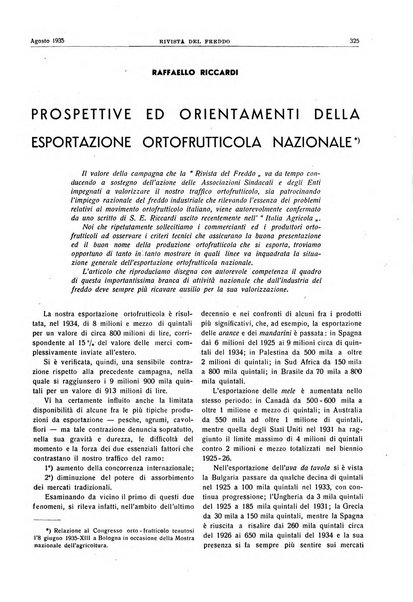 Rivista del freddo periodico mensile illustrato tecnico, scientifico, economico, commerciale