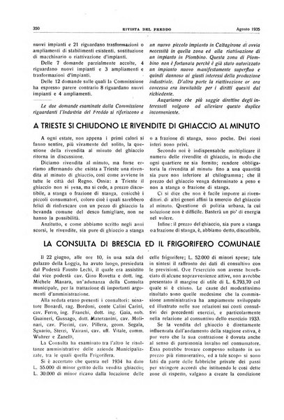 Rivista del freddo periodico mensile illustrato tecnico, scientifico, economico, commerciale