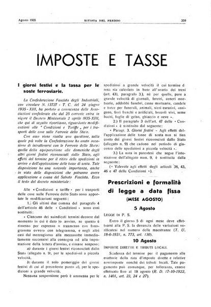 Rivista del freddo periodico mensile illustrato tecnico, scientifico, economico, commerciale