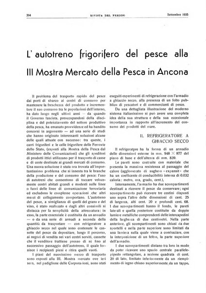 Rivista del freddo periodico mensile illustrato tecnico, scientifico, economico, commerciale