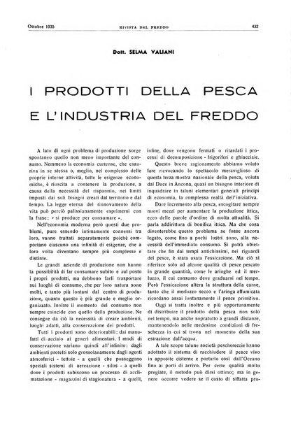 Rivista del freddo periodico mensile illustrato tecnico, scientifico, economico, commerciale