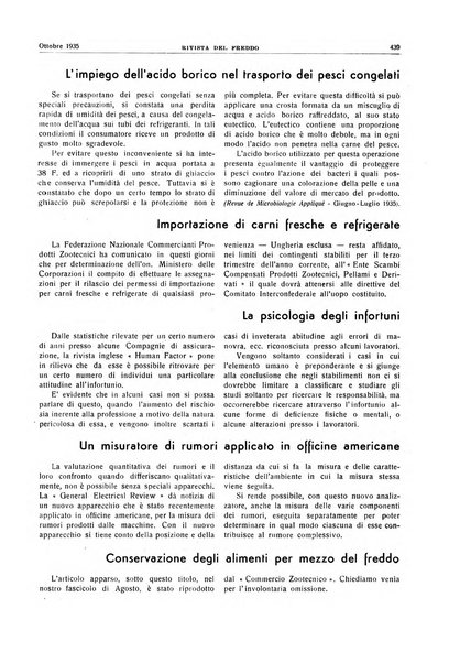 Rivista del freddo periodico mensile illustrato tecnico, scientifico, economico, commerciale