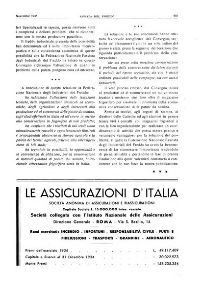 Rivista del freddo periodico mensile illustrato tecnico, scientifico, economico, commerciale