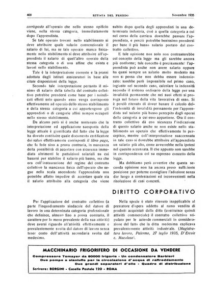 Rivista del freddo periodico mensile illustrato tecnico, scientifico, economico, commerciale