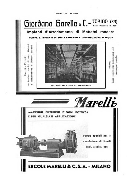 Rivista del freddo periodico mensile illustrato tecnico, scientifico, economico, commerciale