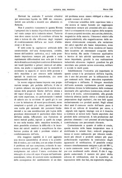 Rivista del freddo periodico mensile illustrato tecnico, scientifico, economico, commerciale