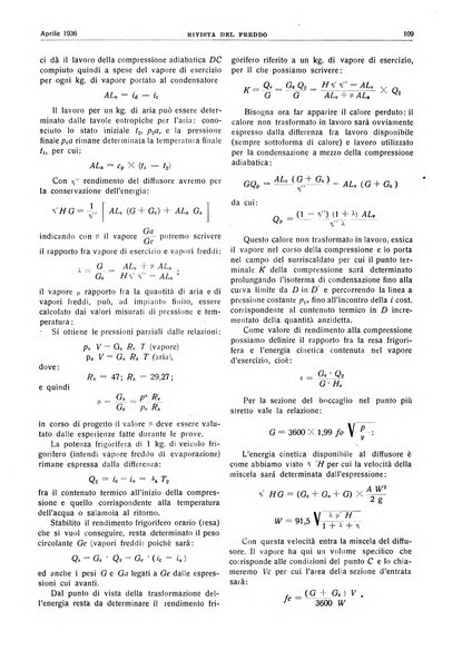 Rivista del freddo periodico mensile illustrato tecnico, scientifico, economico, commerciale