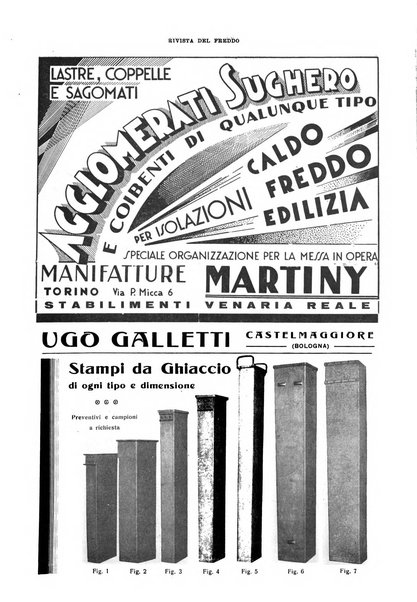 Rivista del freddo periodico mensile illustrato tecnico, scientifico, economico, commerciale