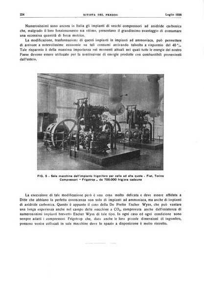 Rivista del freddo periodico mensile illustrato tecnico, scientifico, economico, commerciale