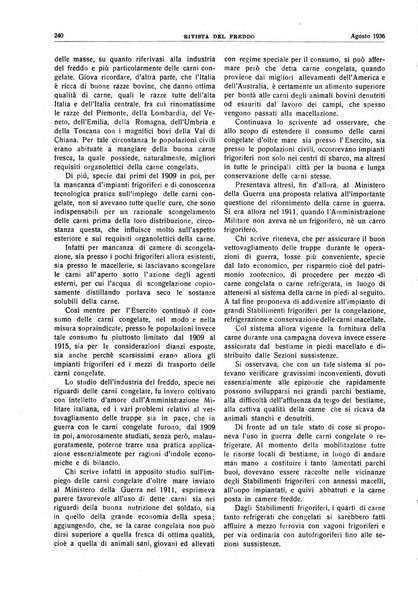 Rivista del freddo periodico mensile illustrato tecnico, scientifico, economico, commerciale