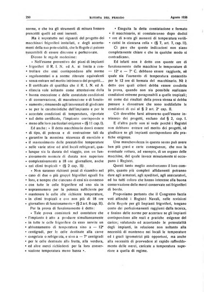 Rivista del freddo periodico mensile illustrato tecnico, scientifico, economico, commerciale