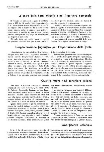 Rivista del freddo periodico mensile illustrato tecnico, scientifico, economico, commerciale