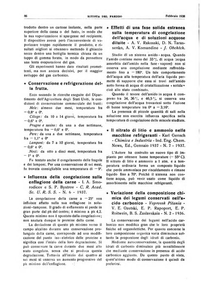 Rivista del freddo periodico mensile illustrato tecnico, scientifico, economico, commerciale