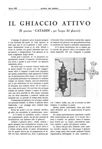 Rivista del freddo periodico mensile illustrato tecnico, scientifico, economico, commerciale