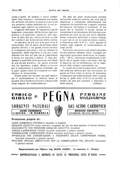 Rivista del freddo periodico mensile illustrato tecnico, scientifico, economico, commerciale